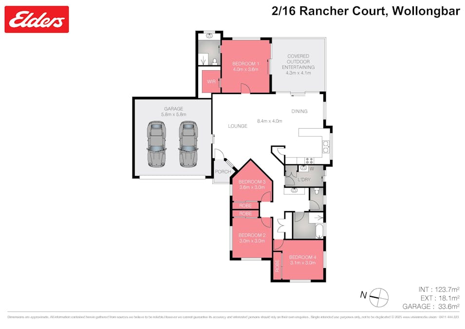 2/16 Rancher Court, Wollongbar, NSW, 2477 - Floorplan 1
