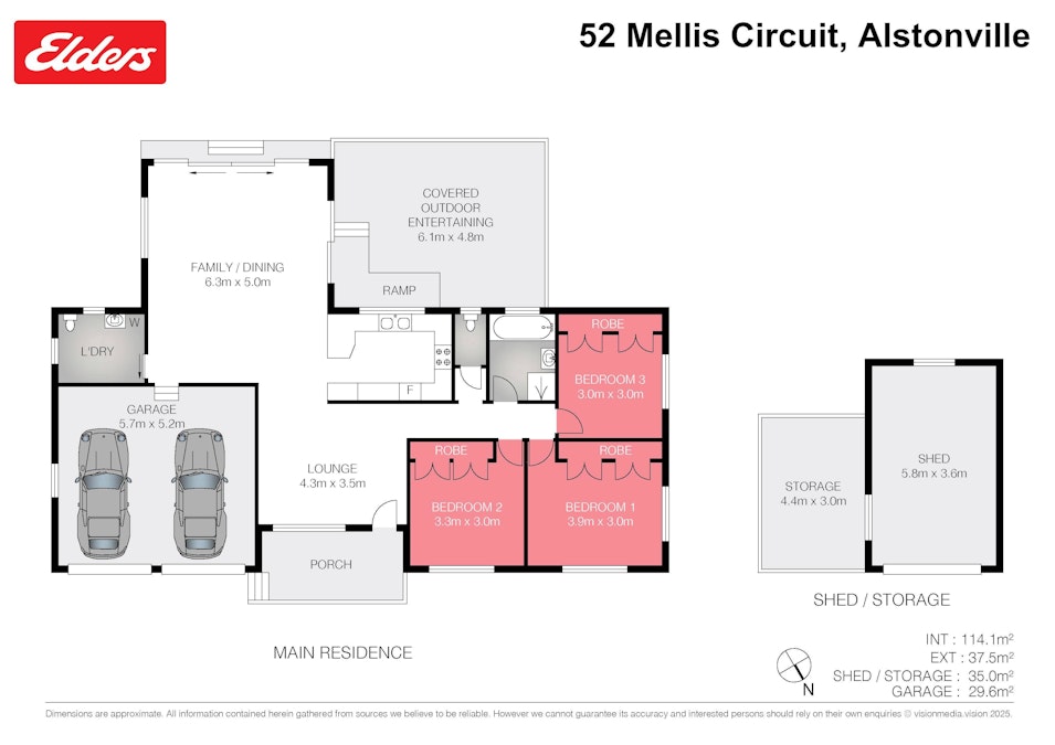 52 Mellis Circuit, Alstonville, NSW, 2477 - Floorplan 1