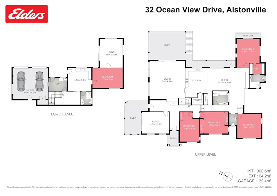 32 Ocean View Drive, Alstonville, NSW, 2477 - Floorplan 1