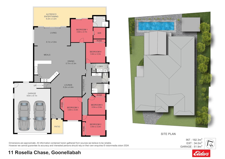 11 Rosella Chase, Goonellabah, NSW, 2480 - Floorplan 1