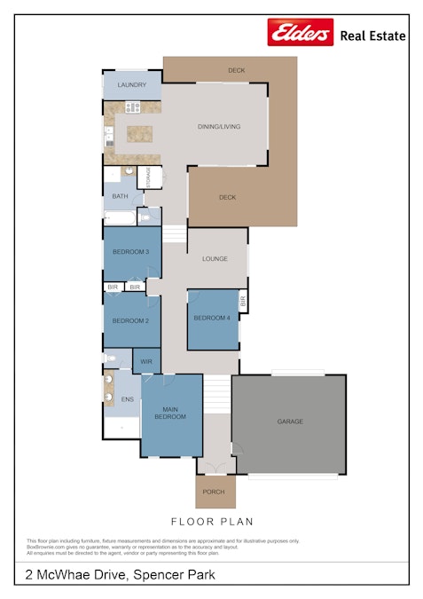 2 Mcwhae Drive, Spencer Park, WA, 6330 - Floorplan 1