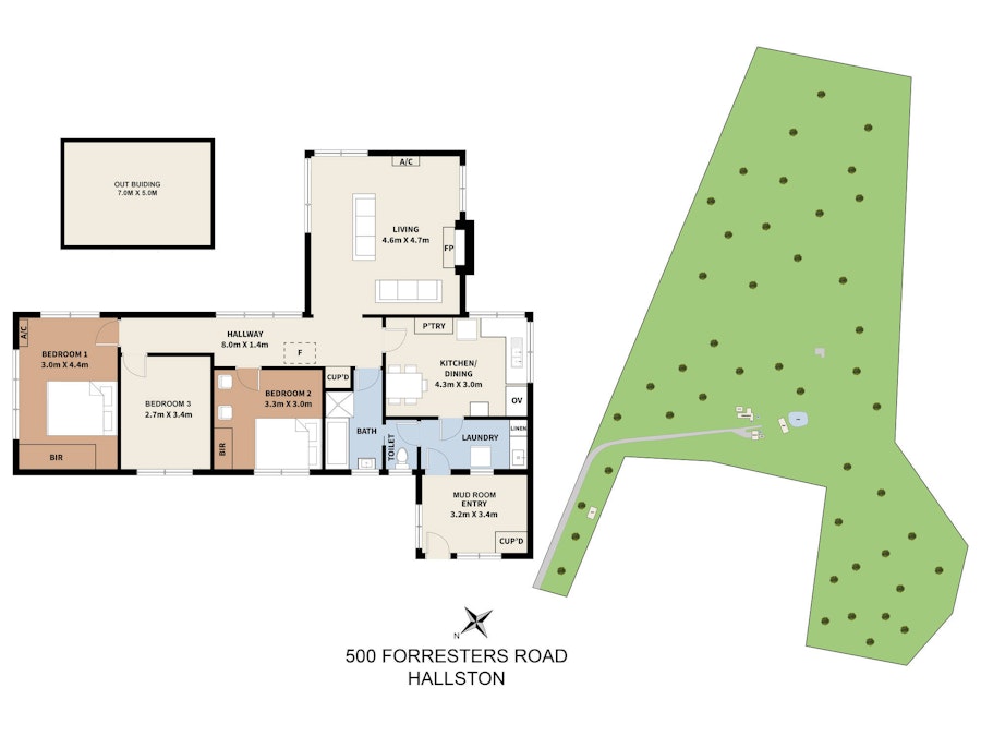 500 Forresters Road, Hallston, VIC, 3953 - Floorplan 1