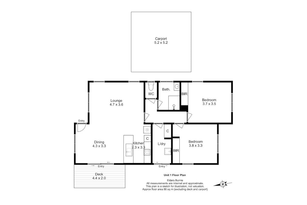 41 Loongana Avenue, Shorewell Park, TAS, 7320 - Floorplan 1