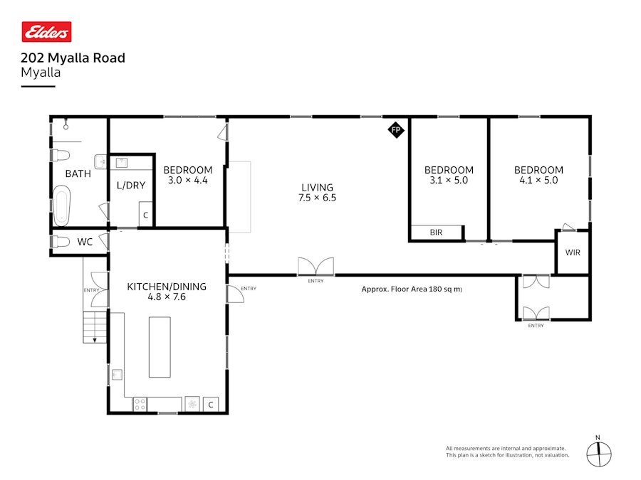 202 Myalla Road, Myalla, TAS, 7325 - Floorplan 1