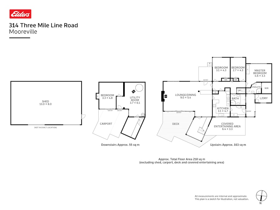 314 Three Mile Line Road, Mooreville, TAS, 7321 - Floorplan 1