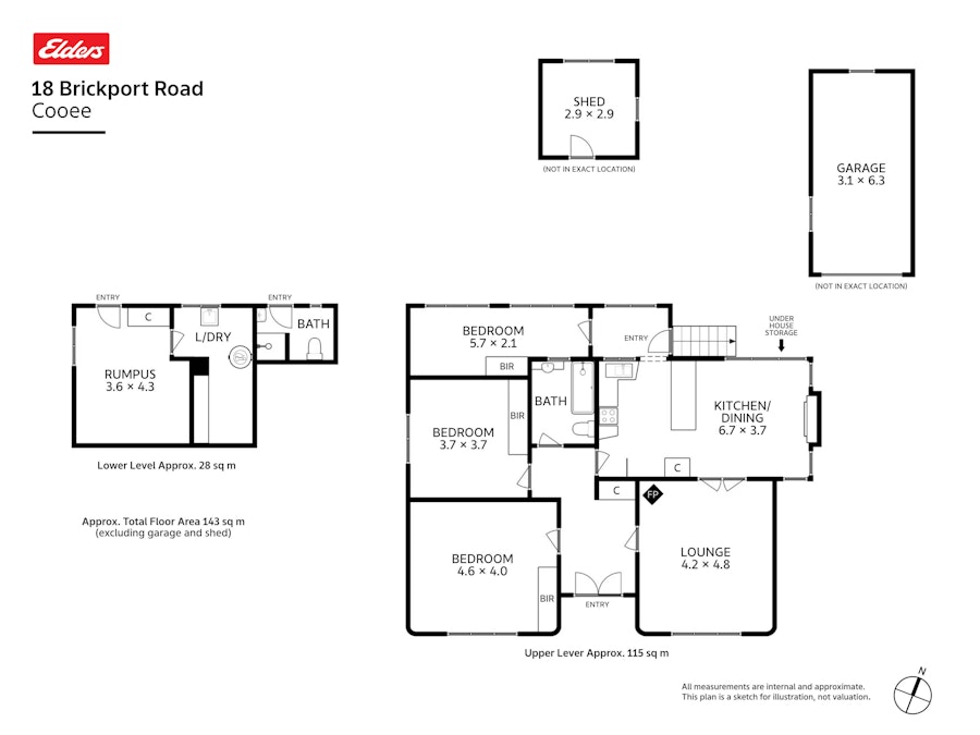 18 Brickport Road, Cooee, TAS, 7320 - Floorplan 1