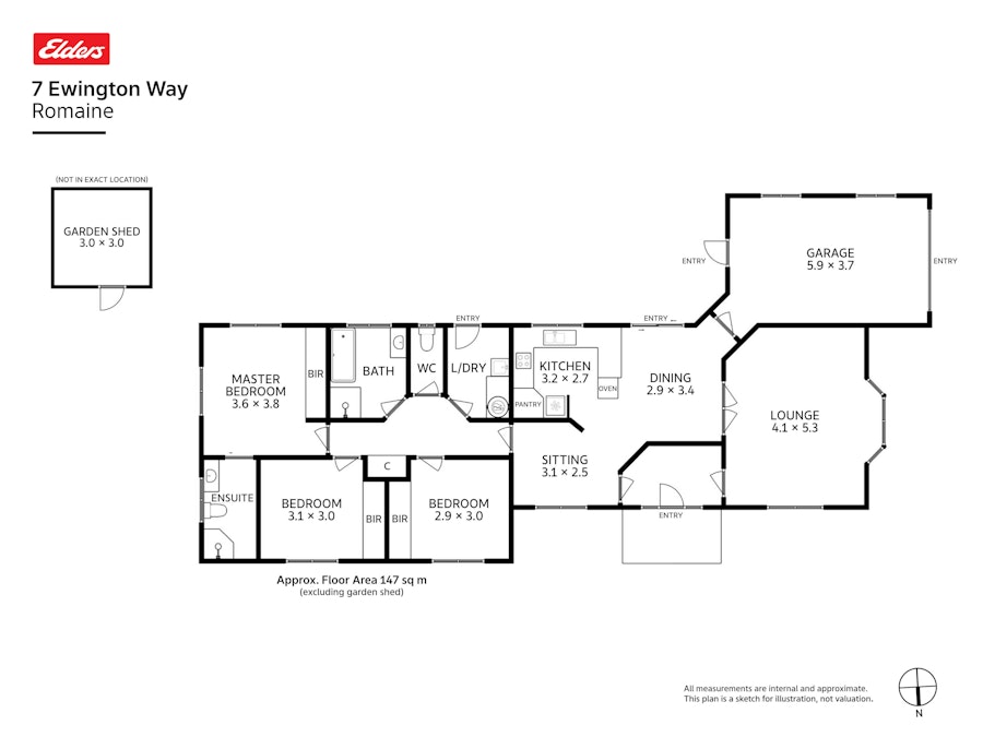 7 Ewington Way, Romaine, TAS, 7320 - Floorplan 1