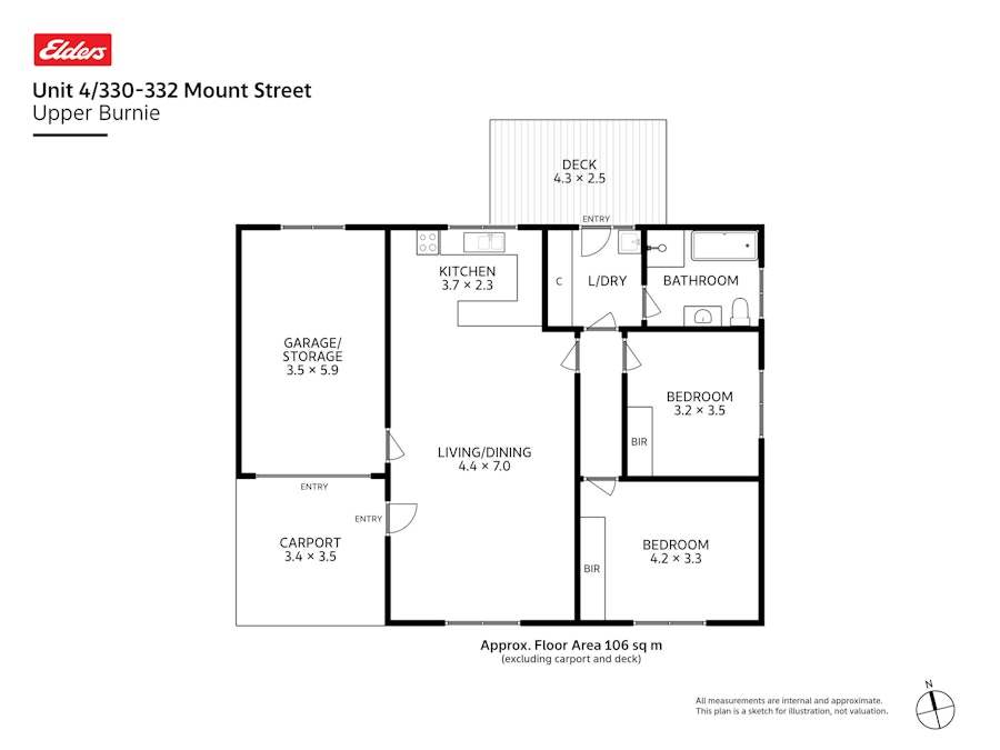 4/330-332 Mount Street, Upper Burnie, TAS, 7320 - Floorplan 1