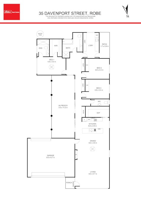 35  Davenport Street, Robe, SA, 5276 - Floorplan 1