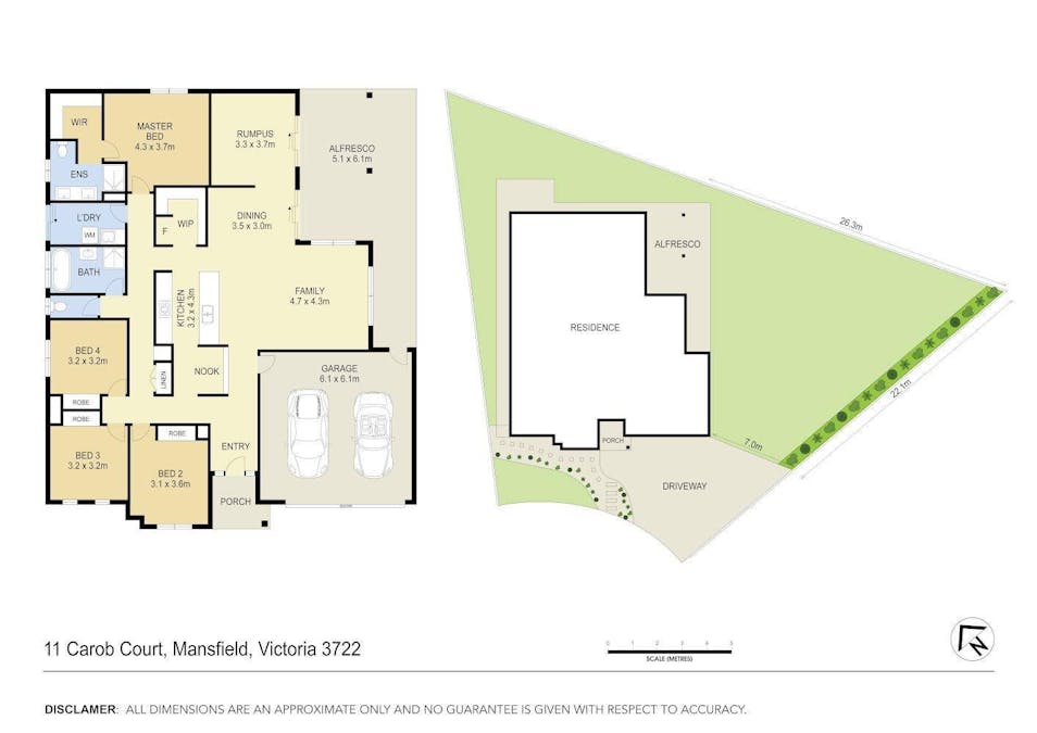 11 Carob Court, Mansfield, VIC, 3722 - Floorplan 1