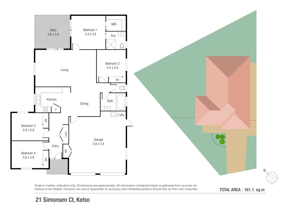 21 Simonsen Court, Kelso, QLD, 4815 - Floorplan 1