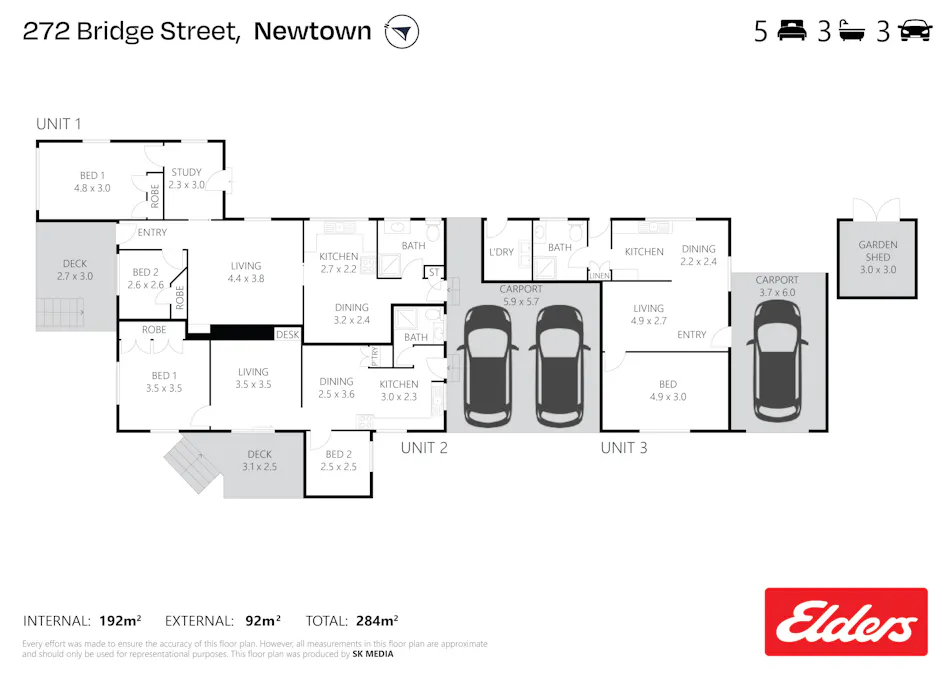 272 Bridge Street, Newtown, QLD, 4350 - Floorplan 1