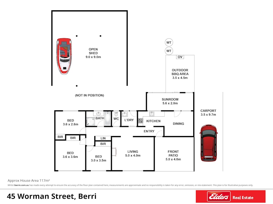 45 Worman Street, Berri, SA, 5343 - Floorplan 1