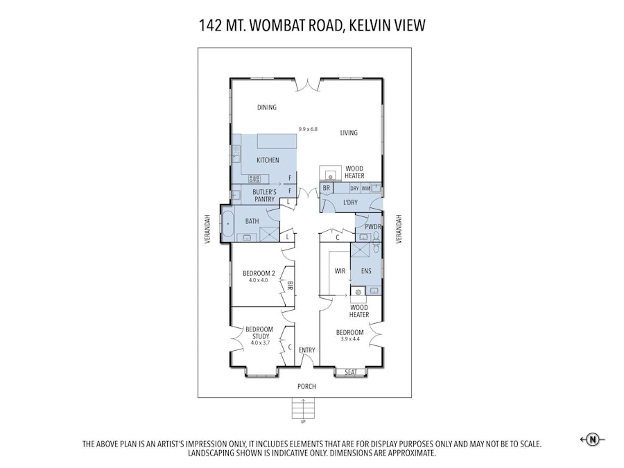 142 MT WOM Mt Wombat Road, Kelvin View, VIC, 3666 - Floorplan 1