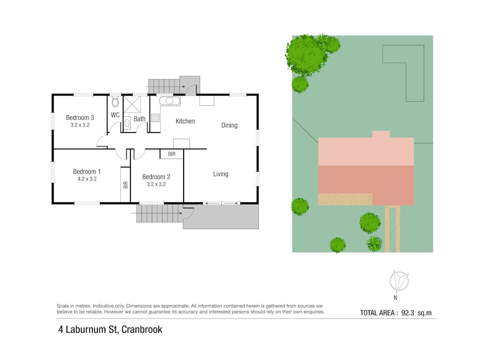 4 Laburnum Street, Cranbrook, QLD, 4814 - Floorplan 1