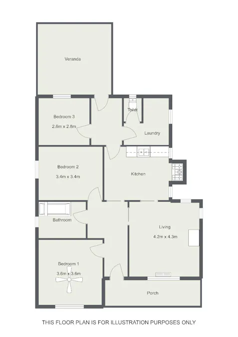 8 Margaret Street, Edenhope, VIC, 3318 - Floorplan 1