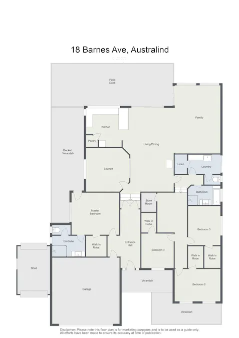 18 Barnes Avenue, Australind, WA, 6233 - Floorplan 1