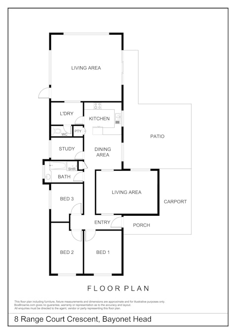 8 Range Court Crescent, Bayonet Head, WA, 6330 - Floorplan 1