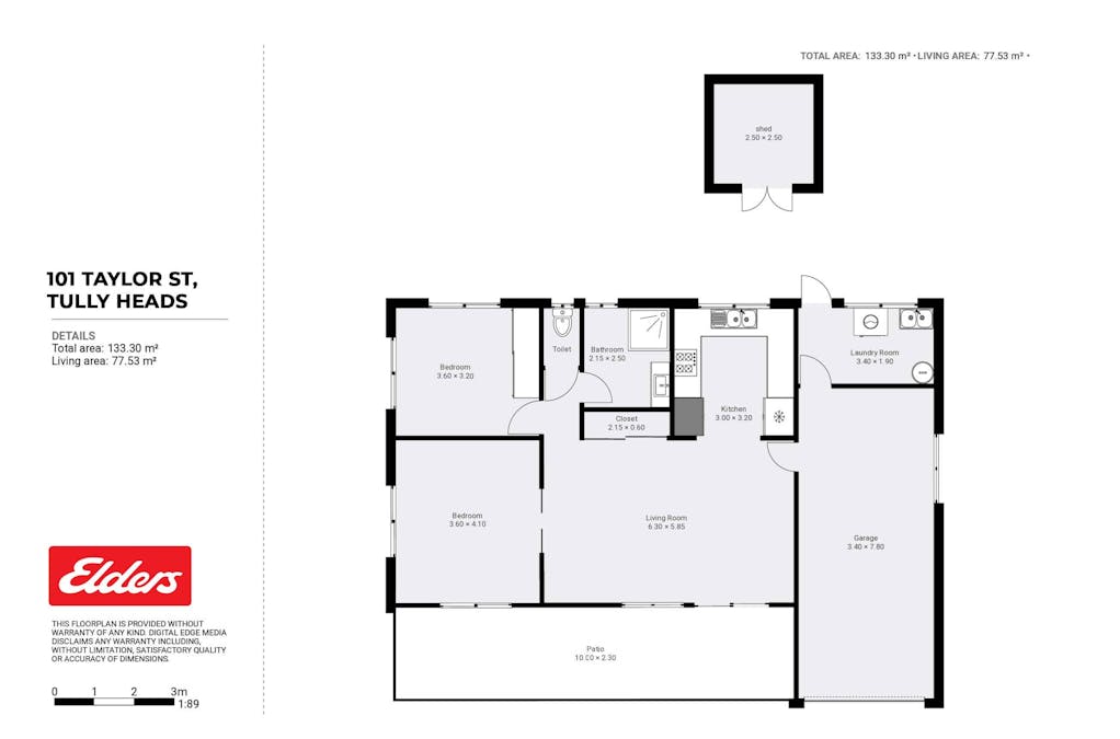 101 Taylor Street, Tully Heads, QLD, 4854 - Floorplan 1