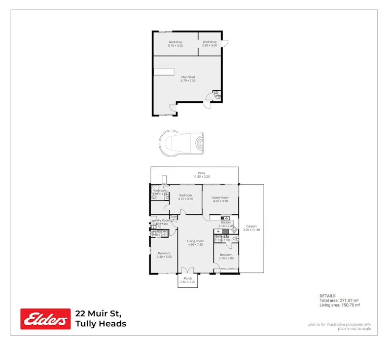 22 Muir Street, Tully Heads, QLD, 4854 - Floorplan 1