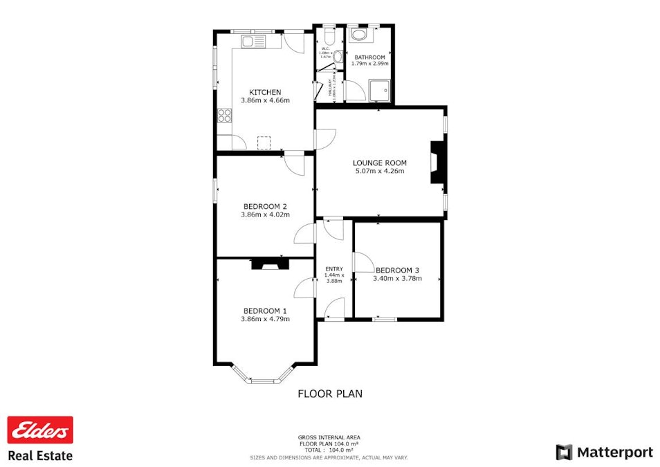 26 Charles Street, Northam, WA, 6401 - Floorplan 1