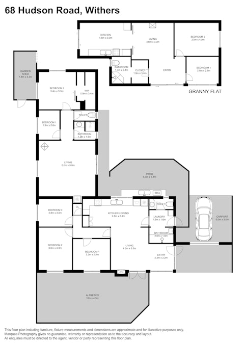 68 Hudson Road, Withers, WA, 6230 - Floorplan 1