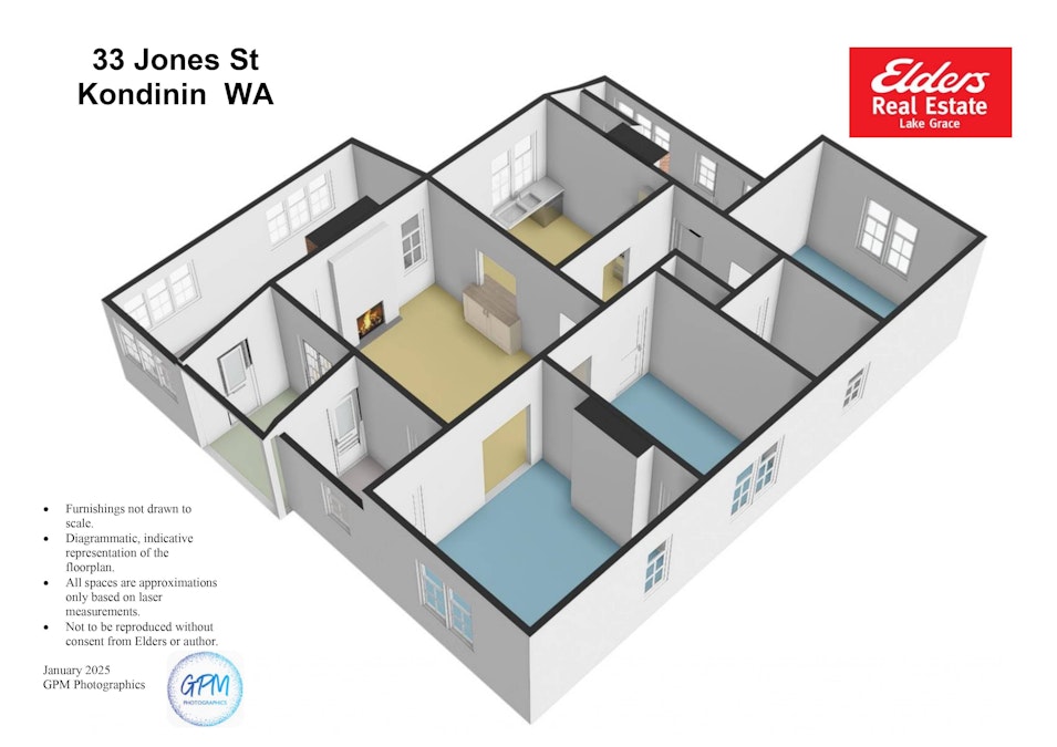 33 Jones Street, Kondinin, WA, 6367 - Floorplan 2