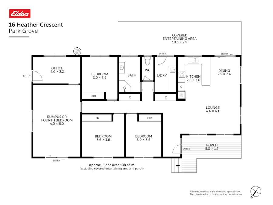 16 Heather Crescent, Park Grove, TAS, 7320 - Floorplan 1