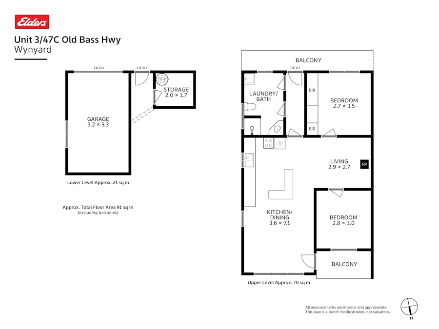 3/47C Old Bass Highway, Wynyard, TAS, 7325 - Floorplan 1