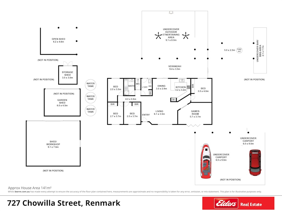 727 Chowilla Street, Renmark, SA, 5341 - Floorplan 1