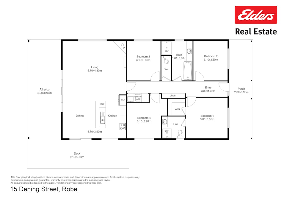 15 Dening Street, Robe, SA, 5276 - Floorplan 1