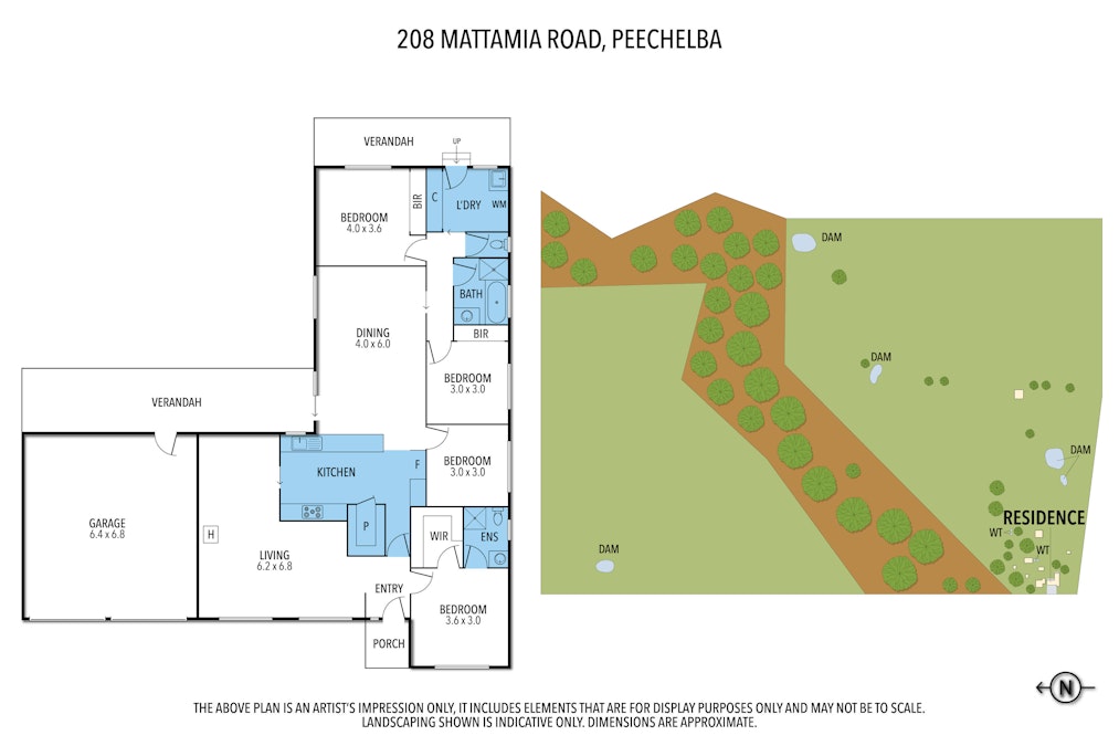 208 Mattamia Road, Peechelba, VIC, 3678 - Floorplan 1