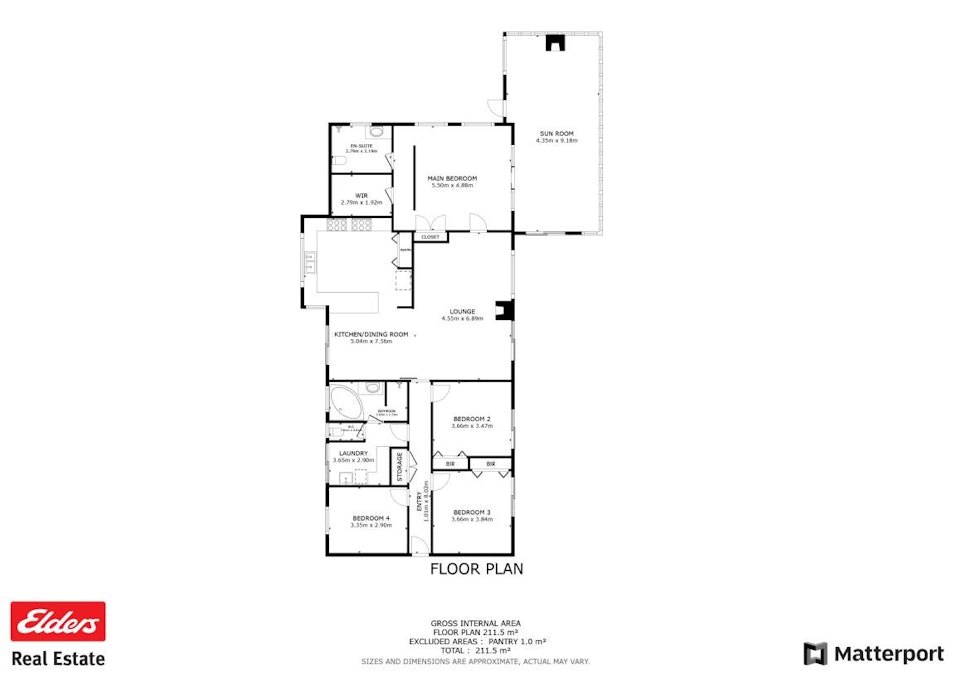 206 Timber Creek Crescent, Coondle, WA, 6566 - Floorplan 1