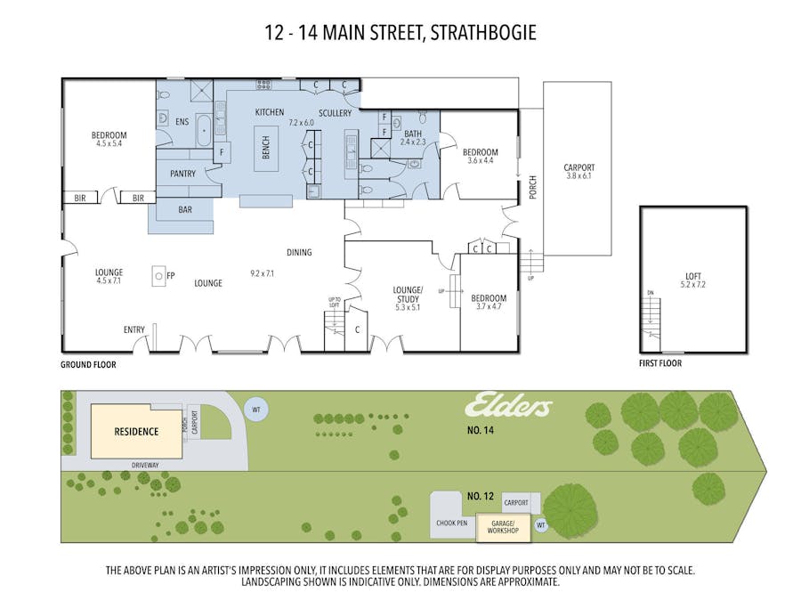 12-14 Main Street, Strathbogie, VIC, 3666 - Floorplan 1