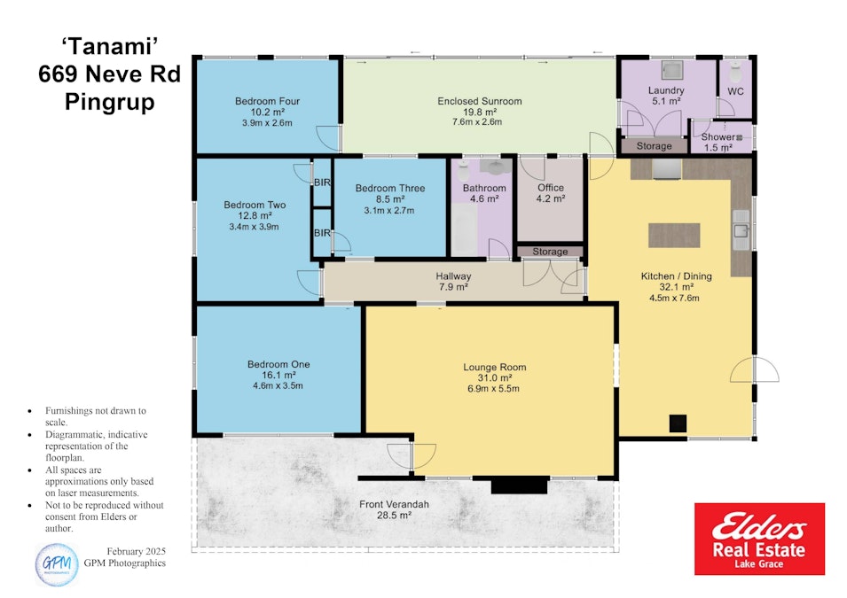 669 Neve Road, Pingrup, WA, 6343 - Floorplan 2