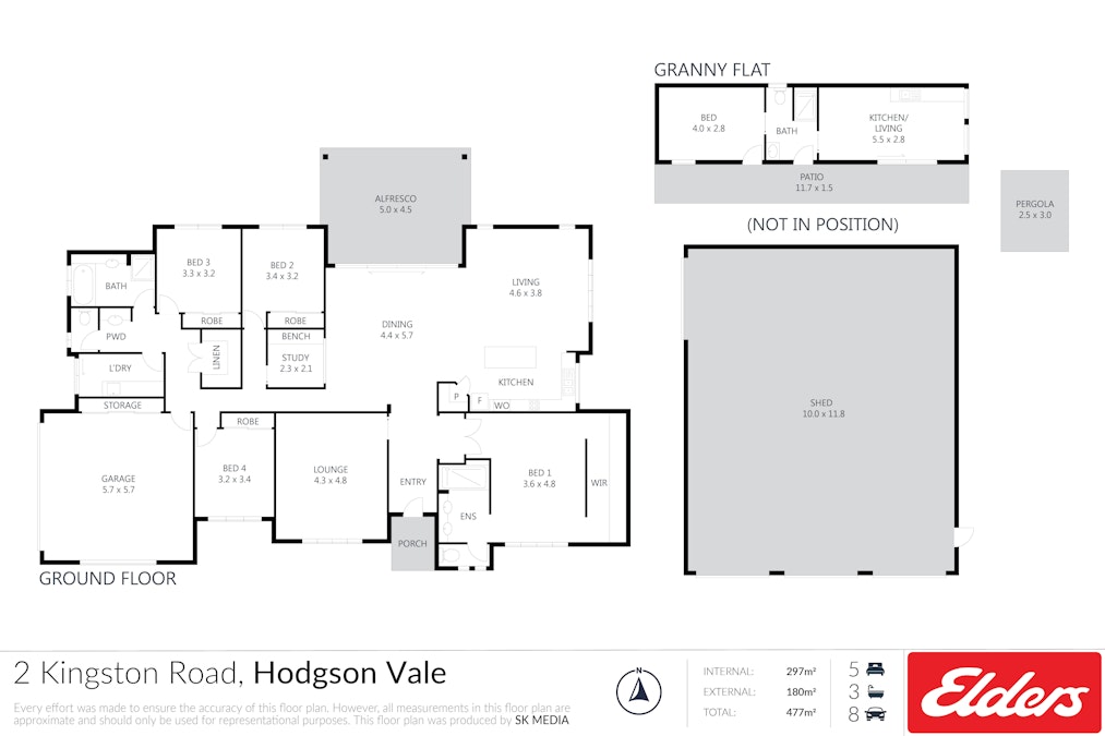 2 Kingston Road, Hodgson Vale, QLD, 4352 - Floorplan 1