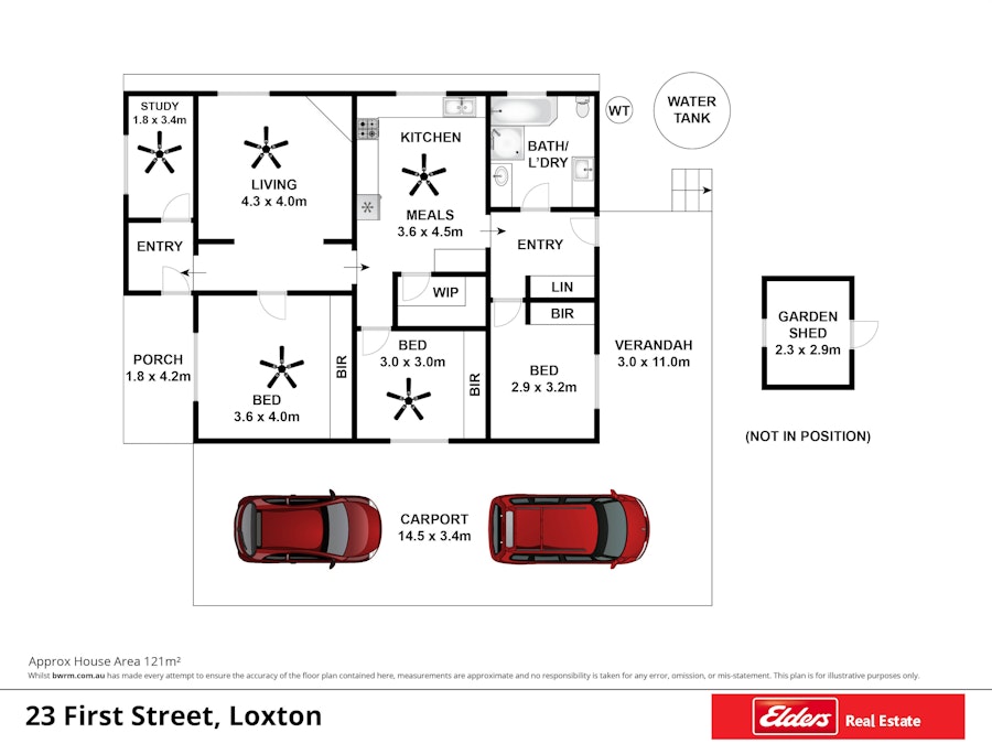 23 First Street, Loxton, SA, 5333 - Floorplan 1