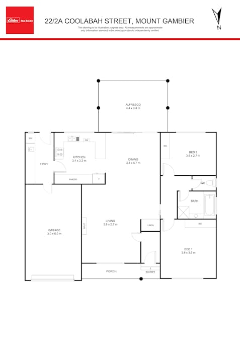 22/2a Coolabah Street, Mount Gambier, SA, 5290 - Floorplan 1