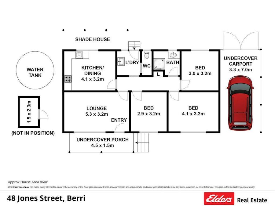 48 Jones Street, Berri, SA, 5343 - Floorplan 1