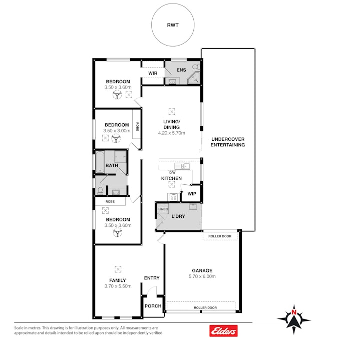 8 Springbett Drive, Hayborough, SA, 5211 - Floorplan 1