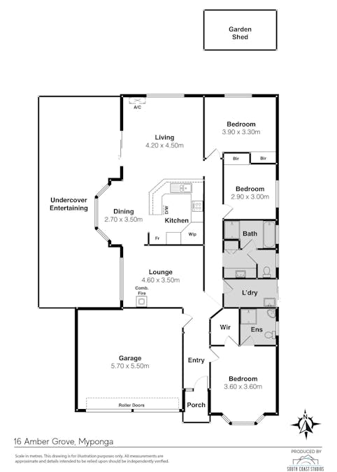 16 Amber Grove, Myponga, SA, 5202 - Floorplan 1