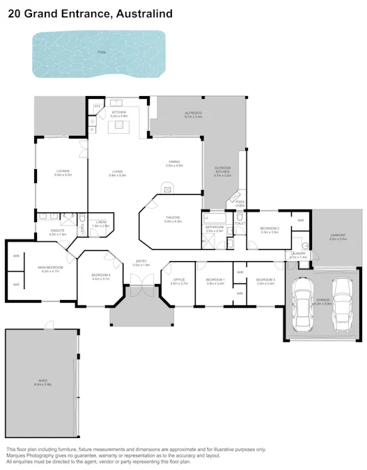 20 Grand Entrance, Australind, WA, 6233 - Floorplan 1