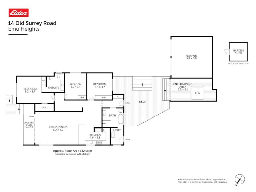 14 Old Surrey Road, Emu Heights, TAS, 7320 - Floorplan 1