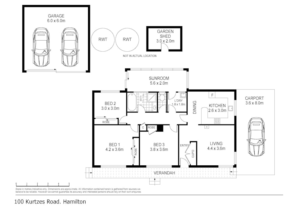 100 Kurtzes Road, Hamilton, VIC, 3300 - Floorplan 1