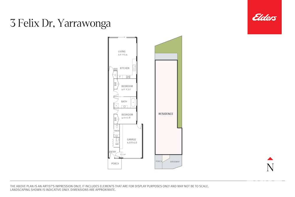 3 Felix Drive, Yarrawonga, VIC, 3730 - Floorplan 1