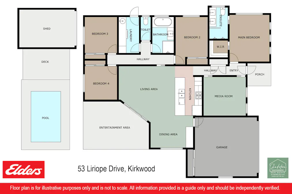 53 Liriope Drive, Kirkwood, QLD, 4680 - Floorplan 1