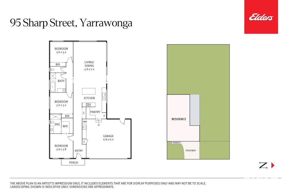 95 Sharp Street, Yarrawonga, VIC, 3730 - Floorplan 1