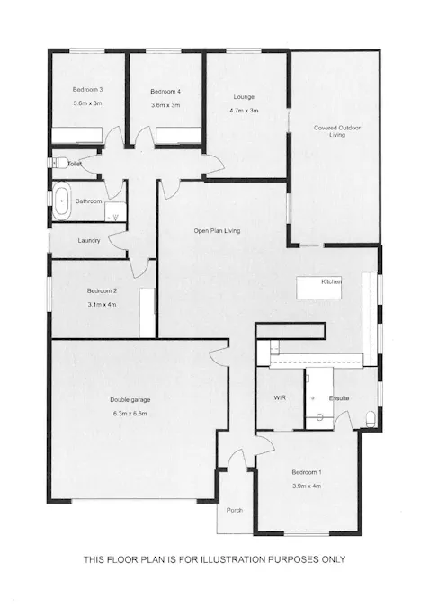 115 Rotary Avenue, Naracoorte, SA, 5271 - Floorplan 1