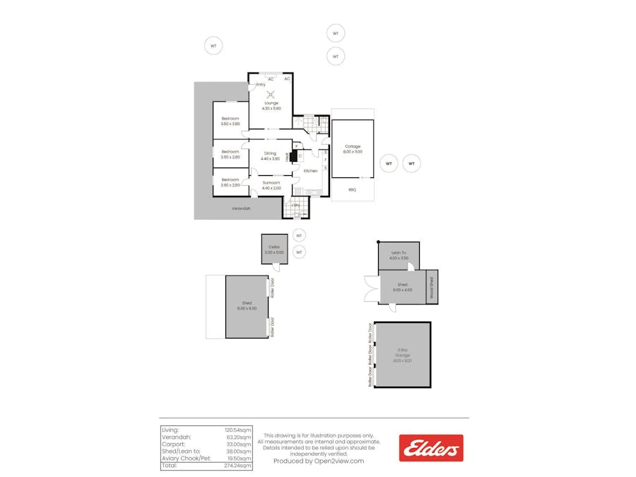 15 East Terrace, Hallett, SA, 5419 - Floorplan 1