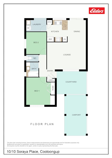 10/10 Soraya Place, Cooloongup, WA, 6168 - Floorplan 1